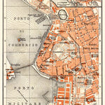 Waldin Pola (Pula) town plan and environs map, 1911 digital map