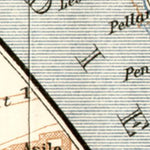 Waldin Quimper city map, 1913. Inset: the Western Bretagne digital map