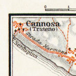 Waldin Ragusa (Dubrovnik) environs map, 1913 digital map