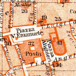 Waldin Ravenna city map, 1908 digital map