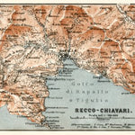 Waldin Recco-Chiavari map, 1913 digital map