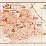 Waldin Reggio (Reggio Emilia) city map, 1903 digital map