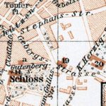 Waldin Reichenberg (Liberec), town plan, 1910 digital map
