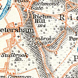 Waldin Richmond and Environs map, 1909 digital map