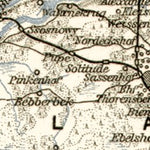 Waldin Rīga environs map, 1914 digital map
