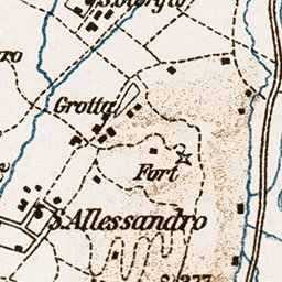Waldin Riva - Arco region map, 1903 digital map