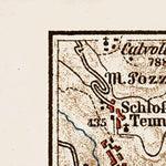 Waldin Riva - Arco region map, 1903 digital map