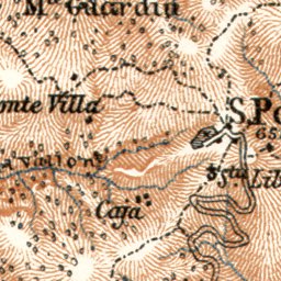 Waldin Sabine Hills with Tivoli map, 1909 digital map