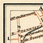 Waldin Saint-Quentin town plan, 1913 digital map