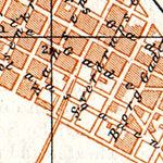 Waldin Sarpsborg city map, 1910 (1:25,000 scale) digital map