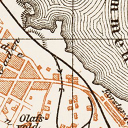 Waldin Sarpsborg city map, 1931 digital map