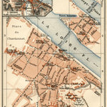 Waldin Saumur city map, 1913 digital map
