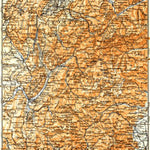 Waldin Savoie Mountains map, 1900 digital map