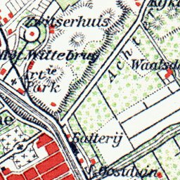 Waldin Scheveningen and The Hague environs map, 1904 digital map