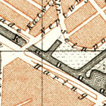 Waldin Scheveningen town plan, 1909 digital map