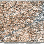 Waldin Schneeberg, Semmering and Mürztal, 1910 digital map