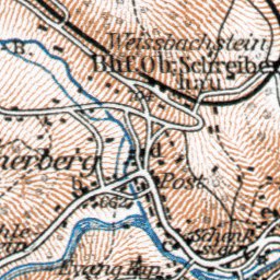 Waldin Schreiberhau (Szklarska Poreba) environs map, 1911 digital map