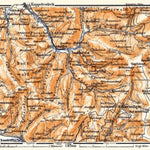 Waldin Schwarzwald (the Black Forest) map: from Oberkirch to Kappelrodeck, 1905 digital map