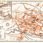 Waldin Senlis (Oise) city map, 1931 digital map