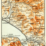 Waldin Sestri Levante and environs map, 1908 digital map