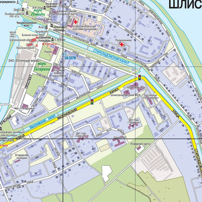 Waldin Шлиссельбург. Пос. Имени Морозова. Shlisselburg and Imeni Morozova Town Plans digital map