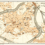Waldin Shrewsbury city map, 1906 digital map