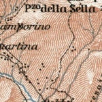 Waldin Simlplon and Antigorio Valley map, 1909 digital map