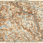 Waldin South Gudbrand Valley map, 1910 digital map