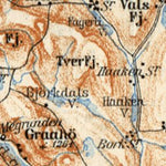 Waldin South Gudbrand Valley map, 1910 digital map