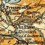 Waldin South Salzkammergut, 1913 digital map