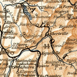 Waldin Southeast France, 1902 digital map