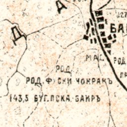 Waldin Southern Crimea map (with Foros, Pharos), 1905 digital map