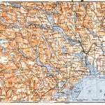 Waldin Southern Telemarks map, 1910 digital map