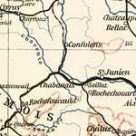 Waldin Southwest France (Bordeaux, Nantes, Angers…), 1902 digital map