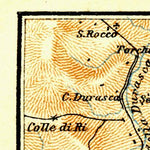 Waldin Spezia, environs map, 1908 digital map