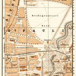 Waldin St. Pauli (Hamburg) map, 1887 digital map
