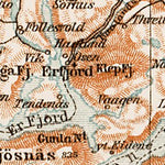 Waldin Stavangerfjord, region map, 1931 digital map