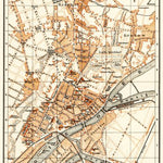 Waldin Stettin (Szczecin) city map, 1887 digital map