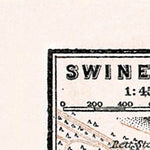 Waldin Swinemünde (Swinoujscie) town plan, 1911 digital map
