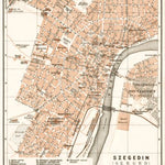 Waldin Szegedin (Szeged) city map, 1911 digital map