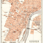 Waldin Szegedin (Szeged) city map, 1913 digital map