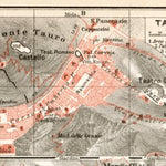 Waldin Taormina town plan, 1912 digital map