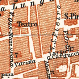 Waldin Trento city map, 1911 digital map