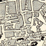 Waldin Trient (Trento) city map, 1929 digital map