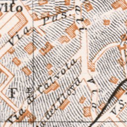 Waldin Triest (Trieste) city map, 1929 digital map