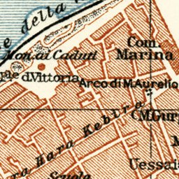 Waldin Tripoli (طرابلس‎) city map, 1929 digital map