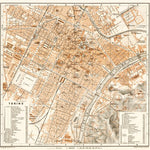 Waldin Turin (Torino) city map, 1913 digital map