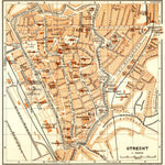 Waldin Utrecht city map, 1904 digital map