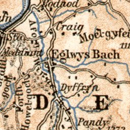 Waldin Valley of Convay map, 1906 digital map