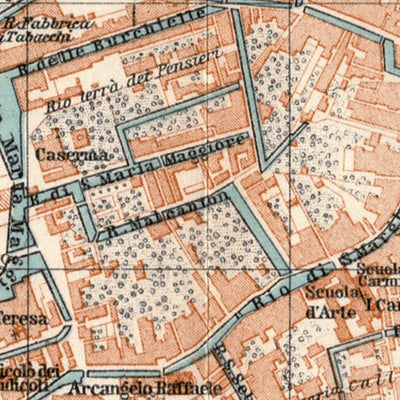 Waldin Venice city map, 1929 digital map